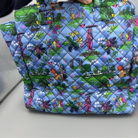 Katherine Bell Pickleball Racket Tote Bag Blue Green - Picture 4 of 6